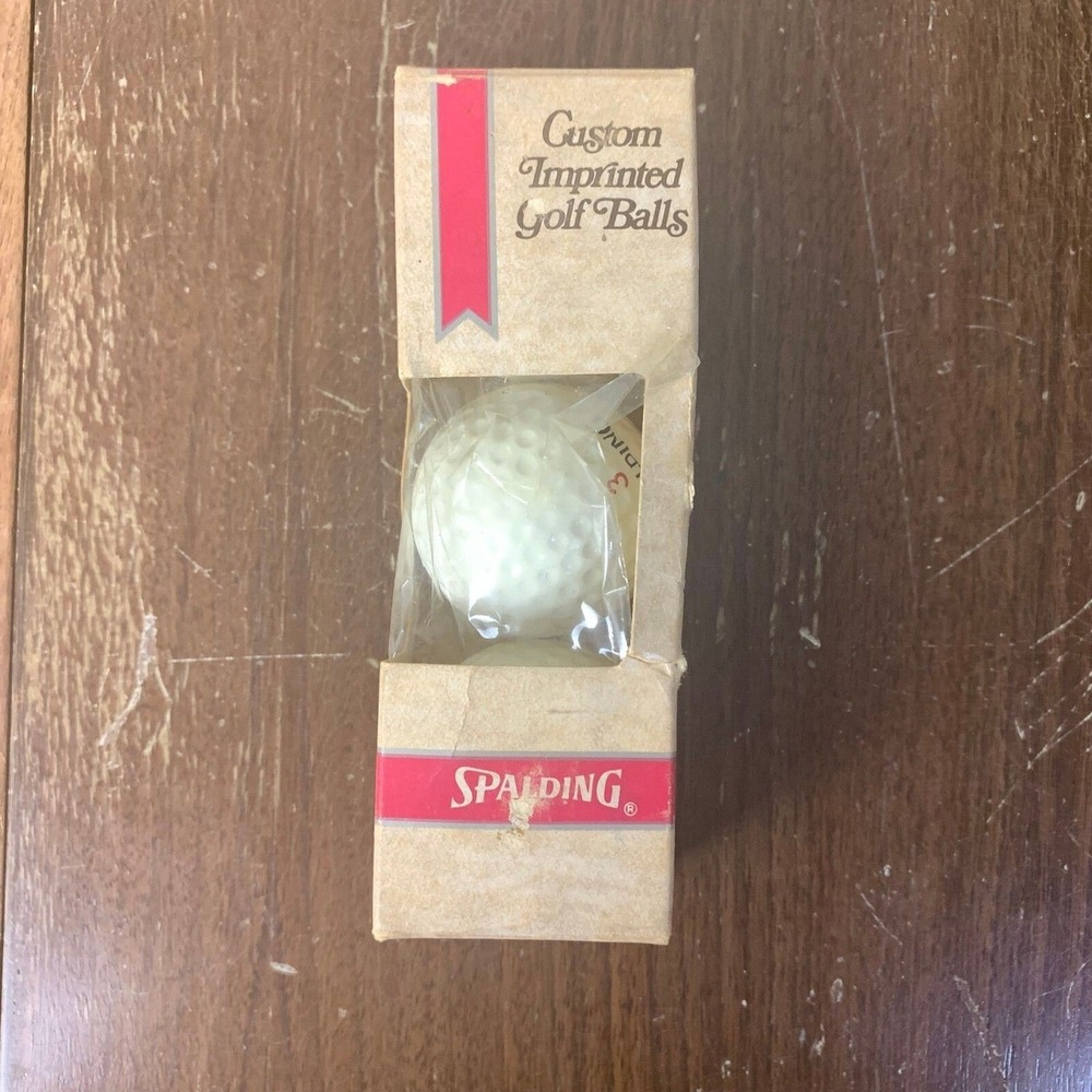 Vintage 1960s‎ Spalding Custom Prowl Clothing Advertising Golf Balls